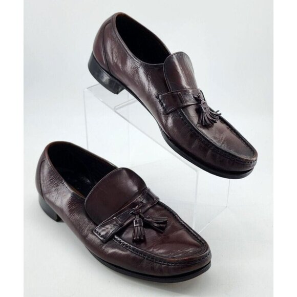 Florsheim Tassel Brown Leather Slip-On Comfort Dress Loafer Shoes‎ Men\'s Size 11 main image 4
